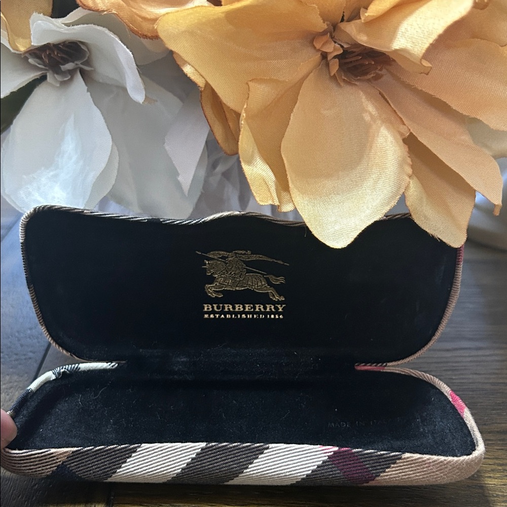 Burberry Checkered Eyewear Case EUC